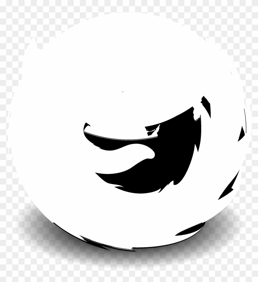 Firefox Png - Firefox Logo White Png #1733465