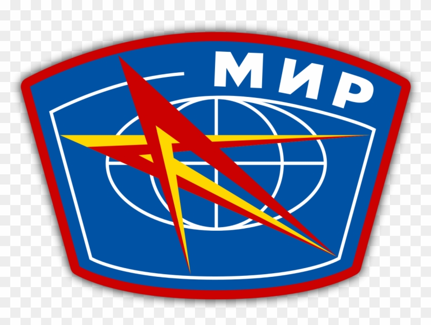 Mir Space Station Emblem - Mir Space Logo #1733504