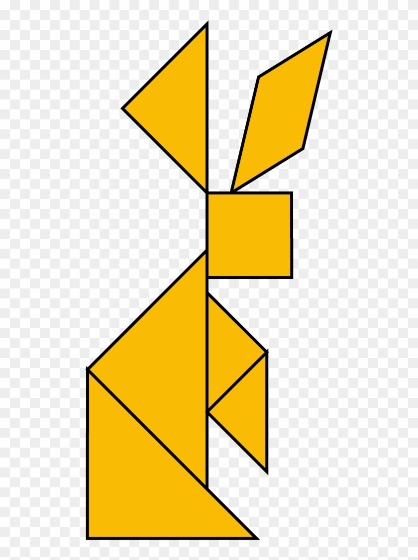 Tangram Rabbit - Tangram Bunny #1733513