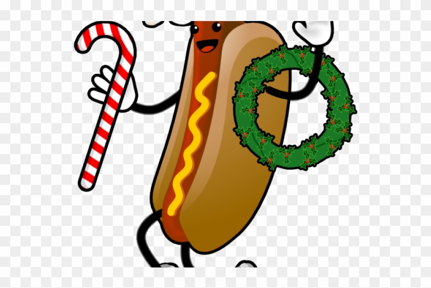 Hot Dogs Clipart Christmas - Hot Dog Clipart Gif #1733559