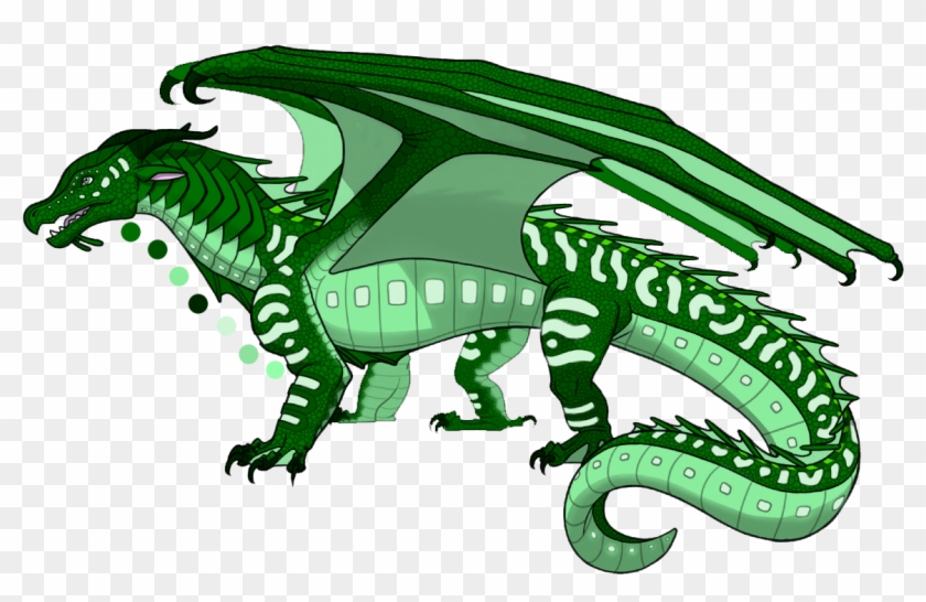 Whirlpool Is A Dark Green Male Seawing With Pale Green - Turtle From Wings Of Fire #1733789