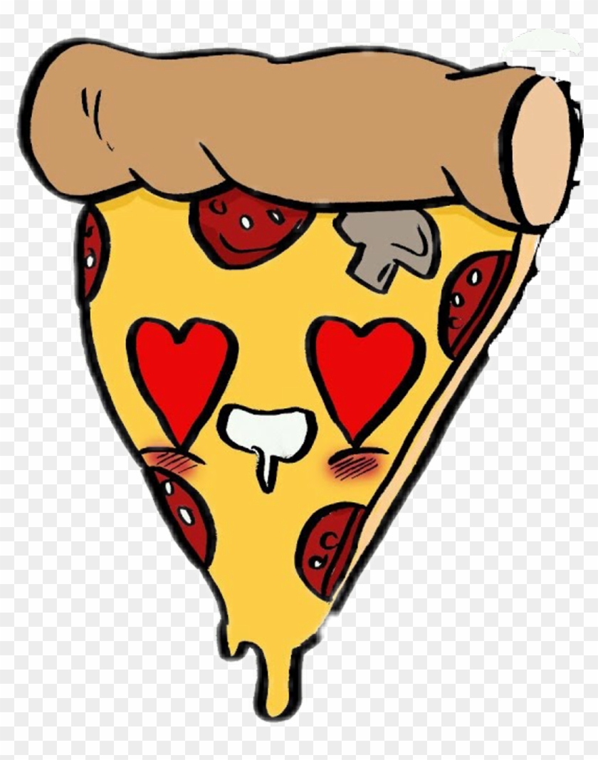 Pizza Sticker - Imagenes Kawaii De Pizza #1733892