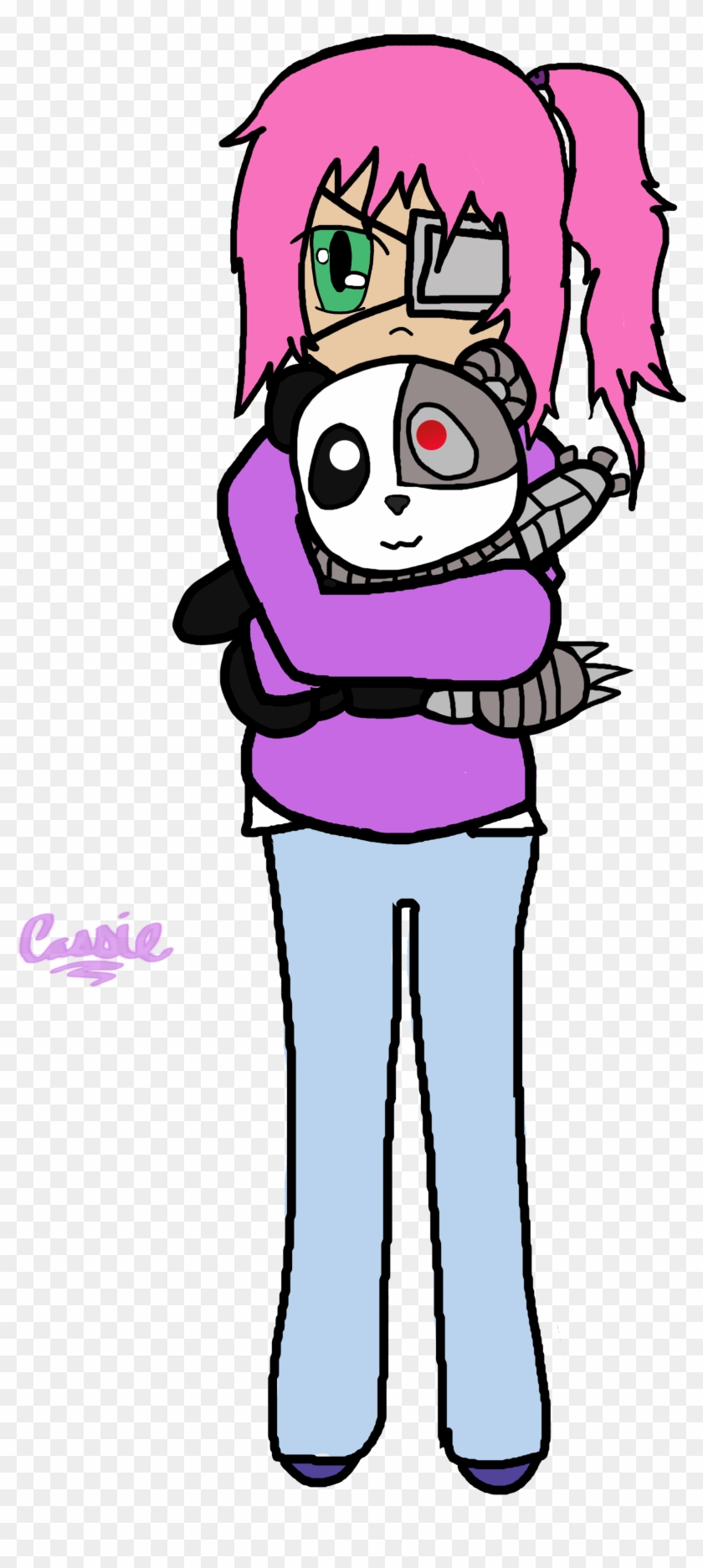 Art Of The Panda Cyborg - Cartoon #1733945
