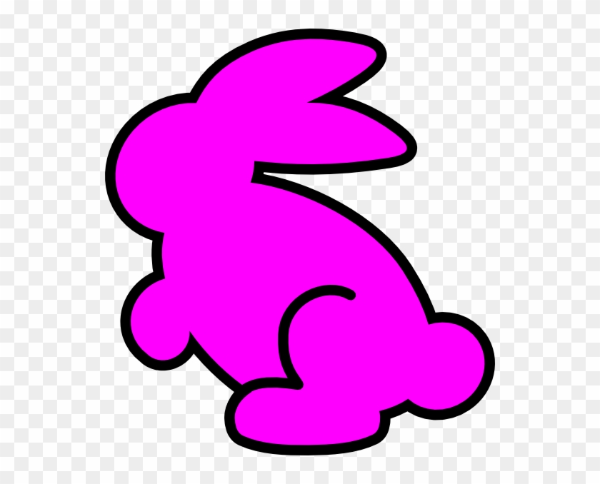 Pink Rabbit Cliparts - Bunny Clip Art Pink #1733946