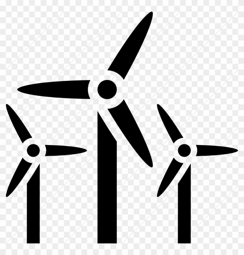 Energy Clipart Wind Farm - Wind Turbines Clip Art #1734010