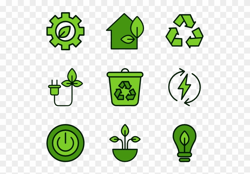 Green Energy - Green Building Vector Icon #1734011