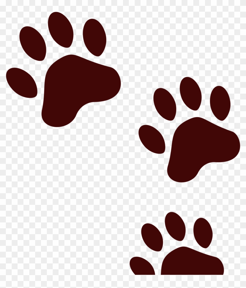 Cheetah Clipart Footprint - Dog Paw Emoji #1734088