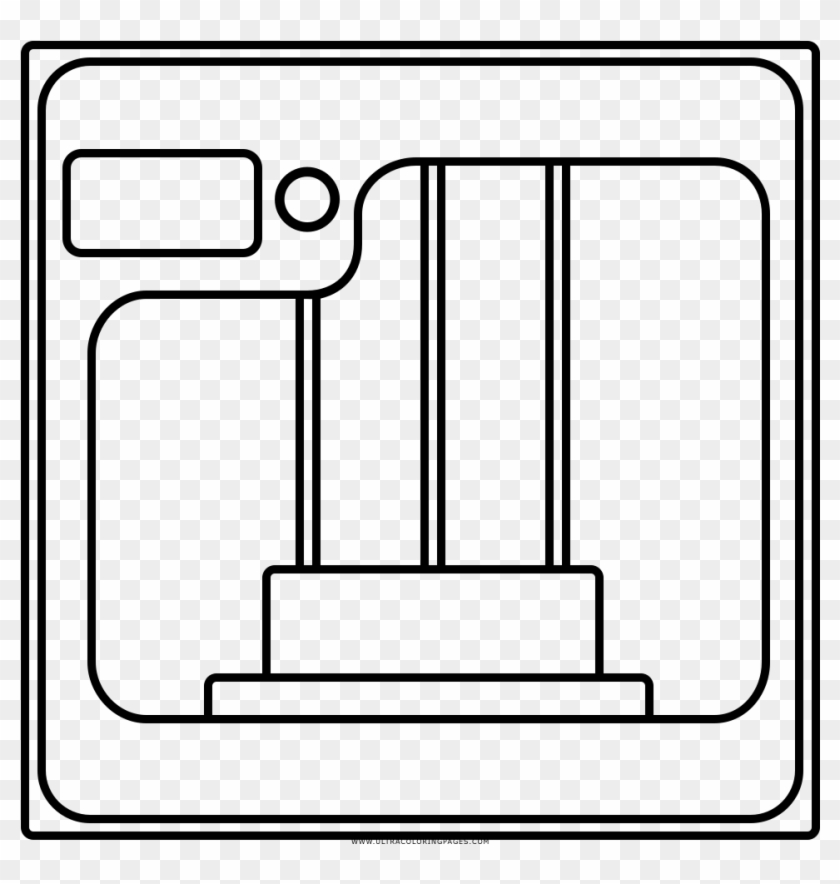 3d-printer Coloring Page - 3d Printer Coloring Pages #1734093