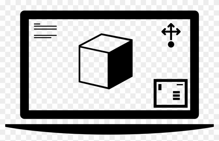 3d Printer On Monitor Screen Comments - Icon #1734105