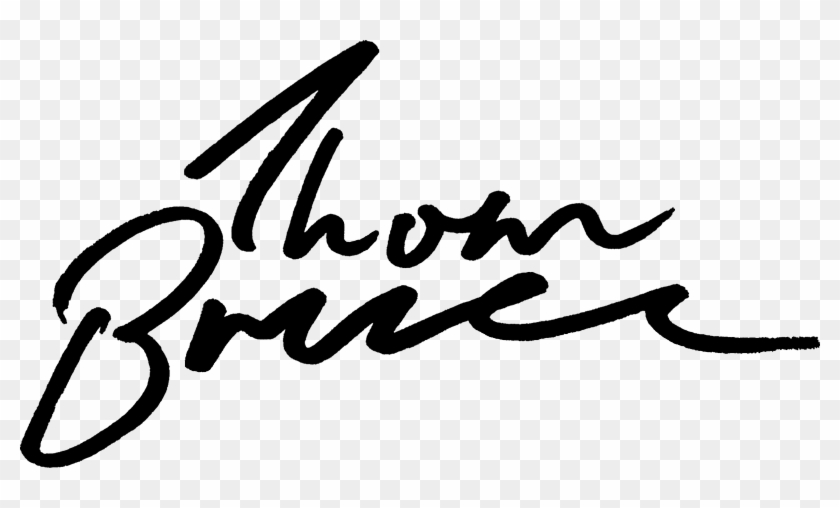 Thom Bruce Logo - Calligraphy #1734112