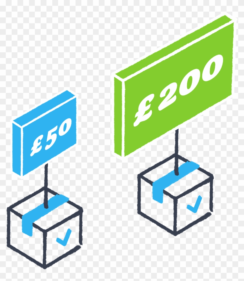 No More Unplanned Costs - Cube Line Transparent #1734113