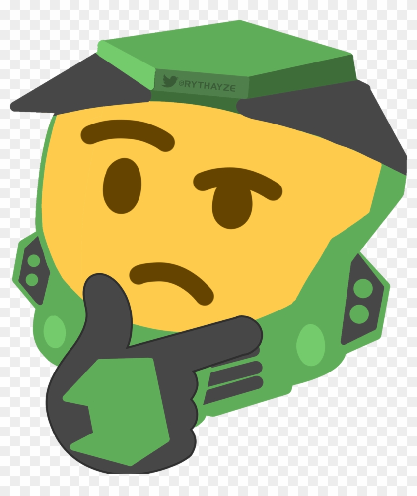 Frank O'connor On Twitter - Master Chief Thinking Emoji #1734190