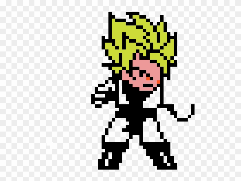 Debut Son Goku - Dessin Pixel Art Dragon Ball Z #1734305