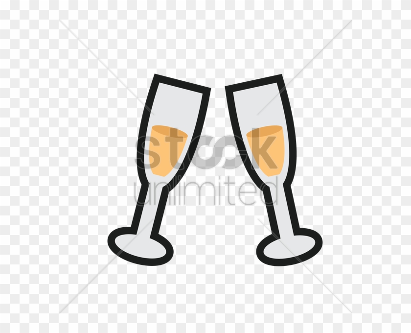 Champagne Stemware Clipart Wine Glass Champagne Glass - Champagne Stemware #1734321