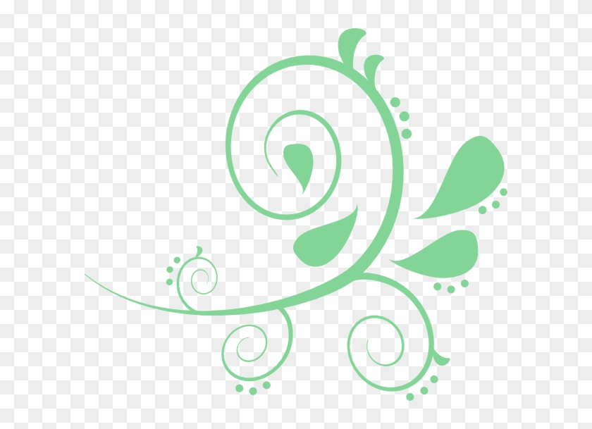 This Free Clip Arts Design Of Medium Green Paisley - This Free Clip Arts Design Of Medium Green Paisley #1734346