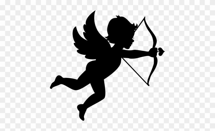Cupid Transparent - Black Cupid Png #1734432