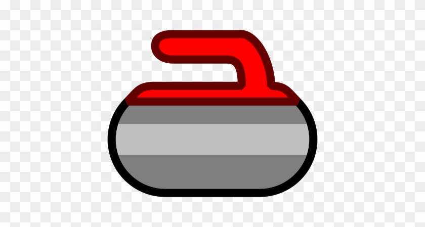 Curling Vector - Curling Stone Clipart #1734444
