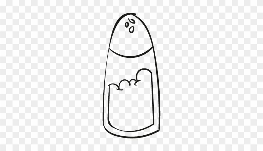 Salt Shaker Vector - Line Art #1734504