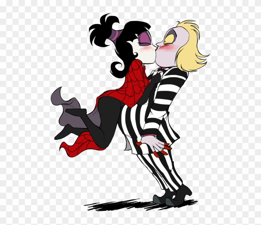 Kissy Kissy Kissy By Snowstoat Beetlejuice Cartoon, - Illustration #1734519