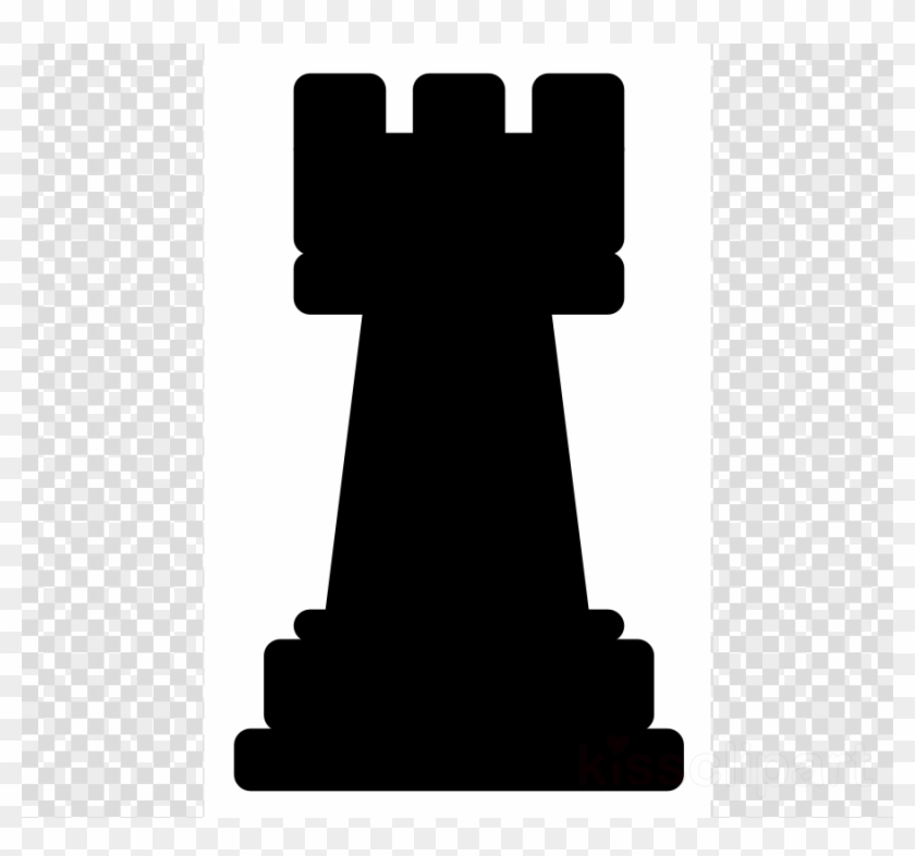 Rook Chess Piece Silhouette Clipart Chess Piece Rook - Rook Chess Piece Clipart #1734691