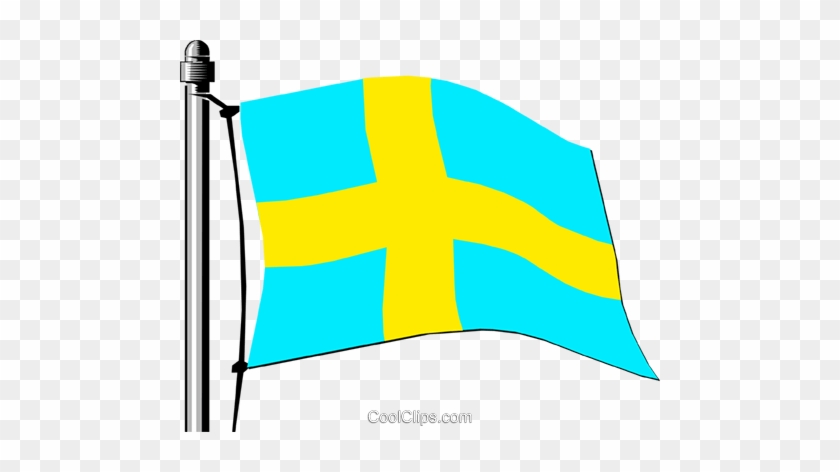 Sweden Flag Royalty Free Vector Clip Art Illustration - Norwegische Flagge Clipart #1734698