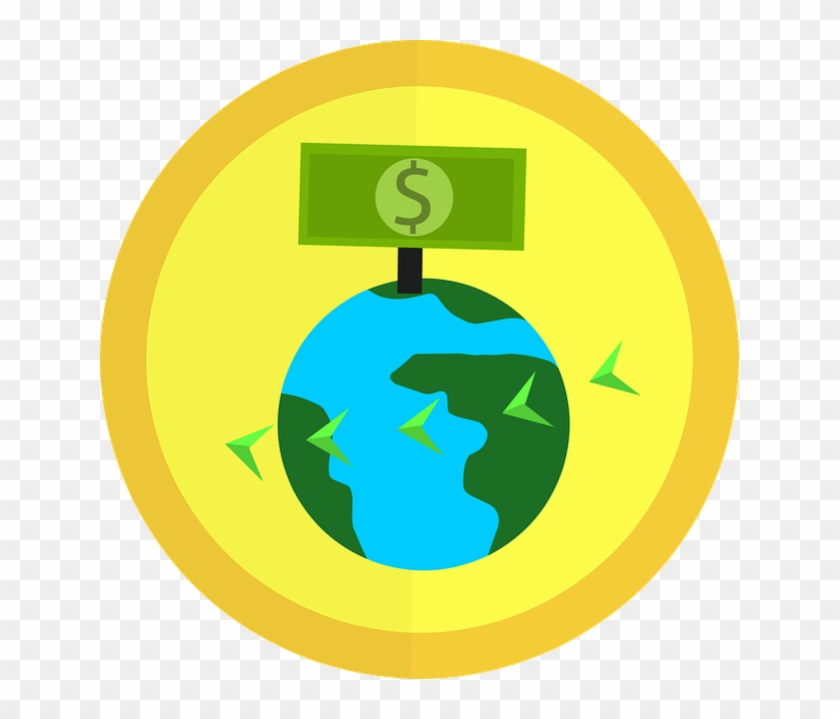 Custom Spark-plug - Earth And Money Icon #1734913