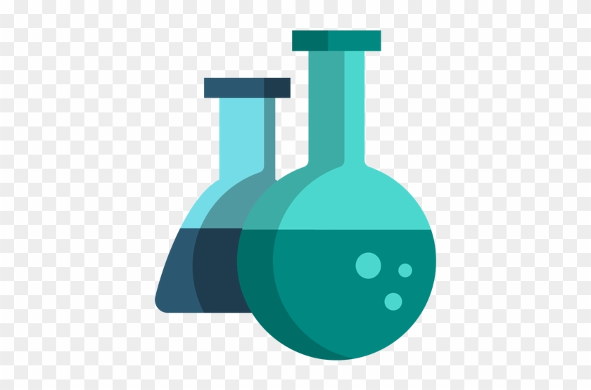 Flask Illustration School Icons Transparent Background - Chemistry Illustration #1735025