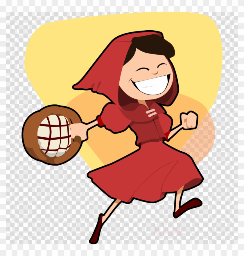 Red Riding Hood Clip Art Clipart Little Red Riding - Cartoon Red Riding Hood #1735162