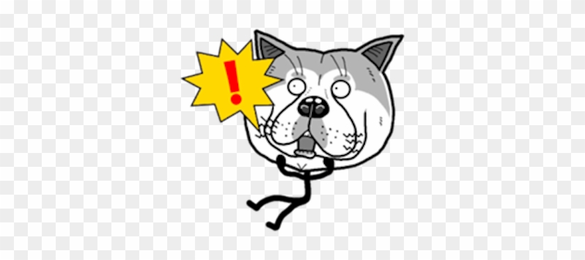 Funny Stick Dog Emoji Sticker Messages Sticker-2 - Funny Stick Dog Emoji Sticker Messages Sticker-2 #1735200