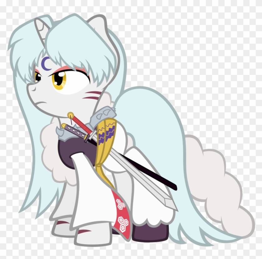 Ponified By Scourge On Deviantart - Sesshomaru As A My Little Pony #1735326