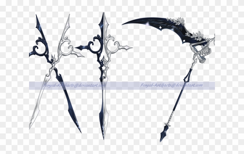 Drawn Scythe Spear Scissor Scythe Free Transparent Png Clipart Images Download - grim reaper scythe roblox