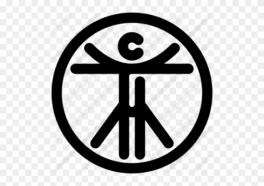 Vitruvian Man Free Icon - Hombre De Vitruvio Icono #1735481