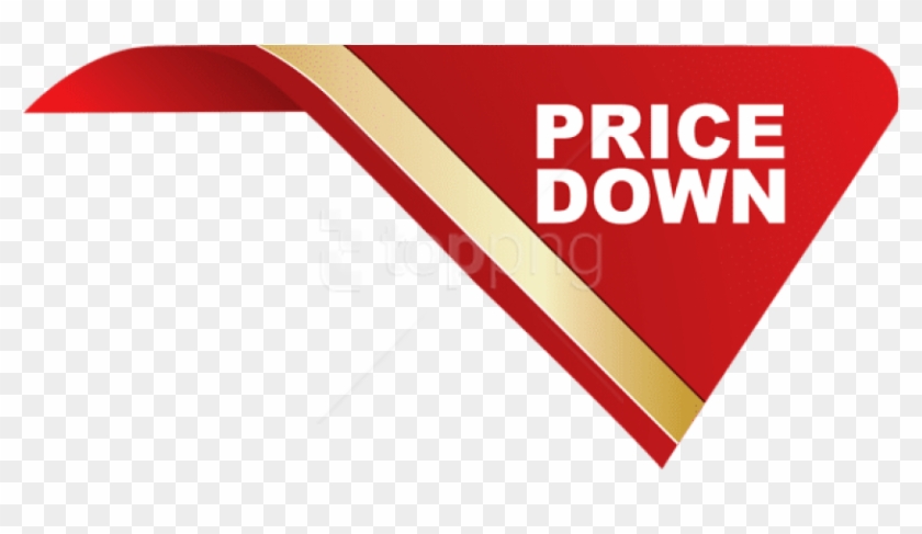 Free Png Download Price Down Corner Sticker Clipart - Corner Sticker Png #1735508