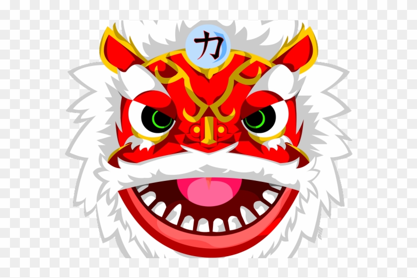 Dragon Clipart Dancing - Chinese Lion Dance Mask #1735595