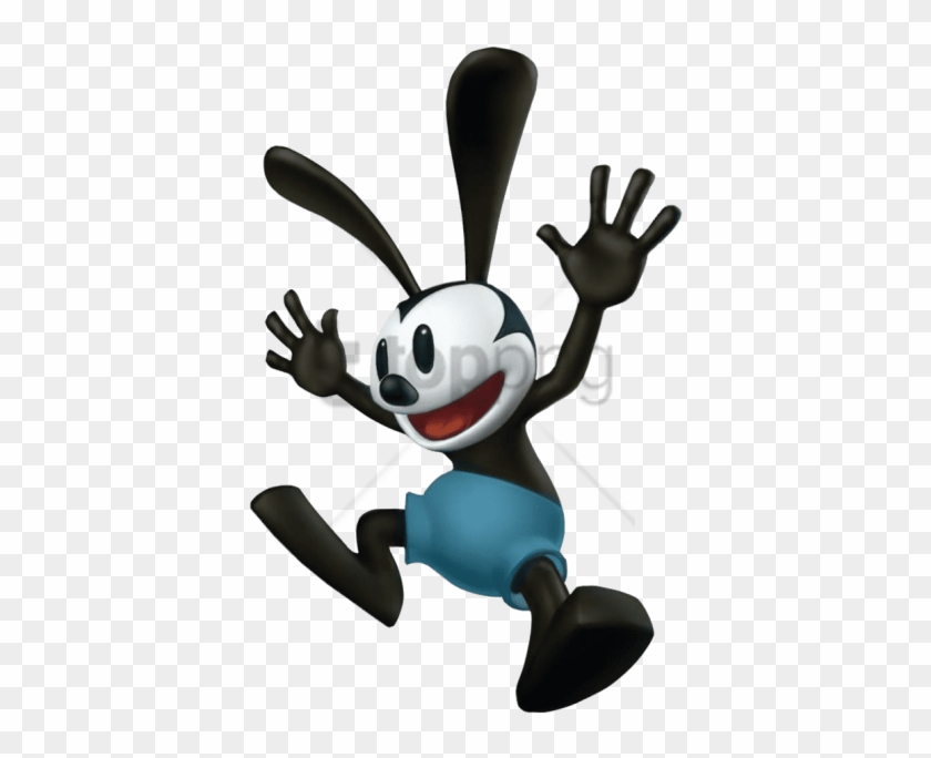Free Png Download Oswald The Lucky Rabbit Jumping Clipart - Oswald The Lucky Rabbit #1735660