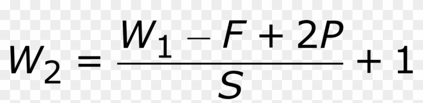 Output Dimension Calculations From Input Dimensions - Calligraphy #1735867