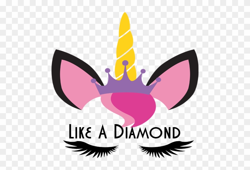 Like A Diamond - Free Unicorn Svg For Commercial Use #1736023
