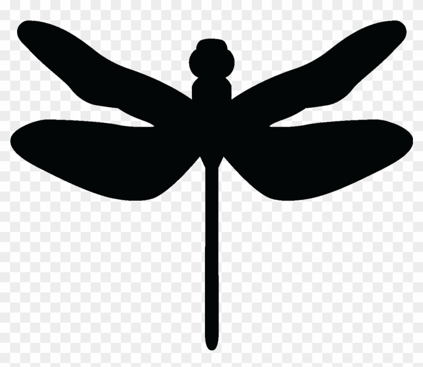 Dragonfly Clip Art Silhouette - Silhouette Libelle #1736070