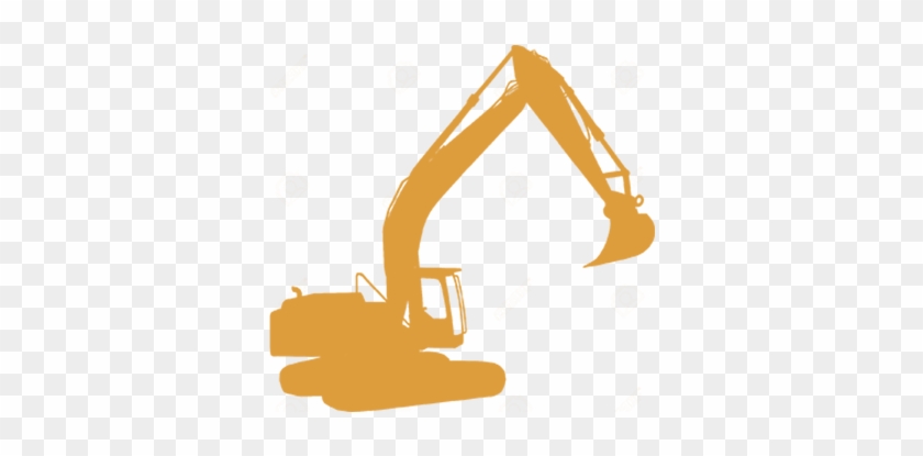 Maquinaria - Excavator Silhouette Png #1736193