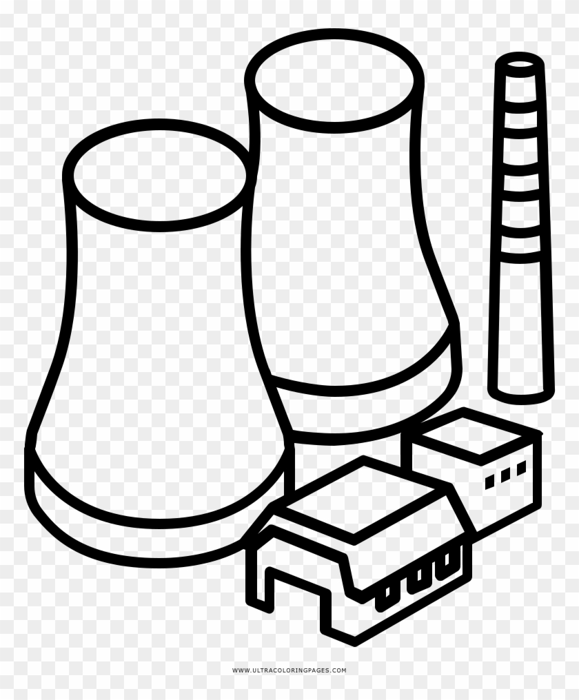 Power Plant Coloring Page - Powerplant Drawing #1736344