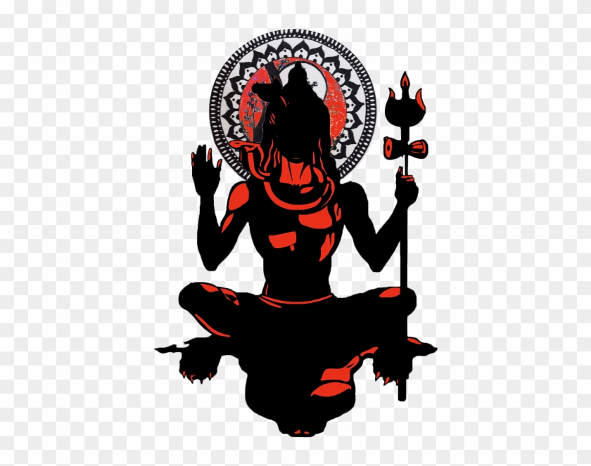 Silhouette At Getdrawings Com Free For Personal - Clipart Lord Shiva Png #1736433