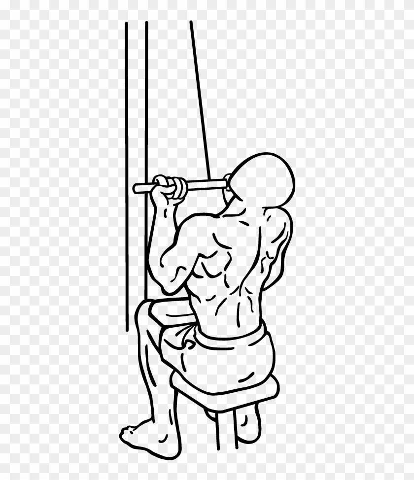 V Bar Pull Down Clipart Pulldown Exercise Pull-up - V Bar Pull Down Clipart Pulldown Exercise Pull-up #1736499