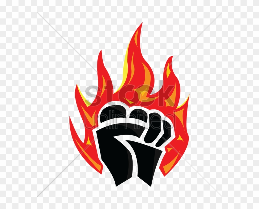 Fist On Fire Clipart Clip Art - Fist On Fire #1736505