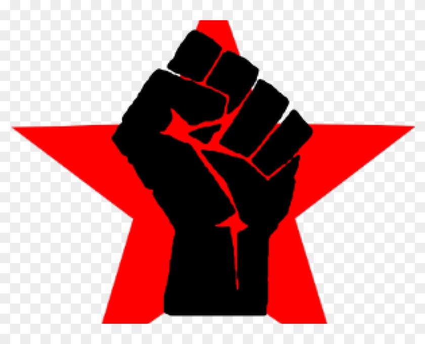 Raised Fist Black Power Logo - Solidarity Fist #1736516