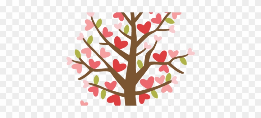 Valentine's Day Clipart Heart Tree - Valentines Tree Png #1736524