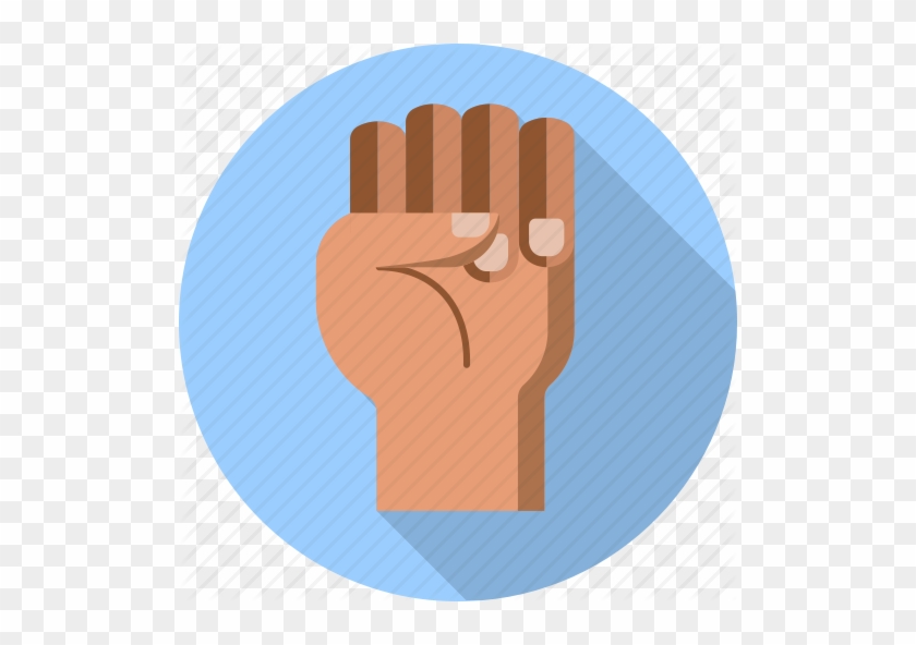 Fist Icon Circle Clipart Fist Computer Icons Symbol - Fist Hand Icon Png #1736529