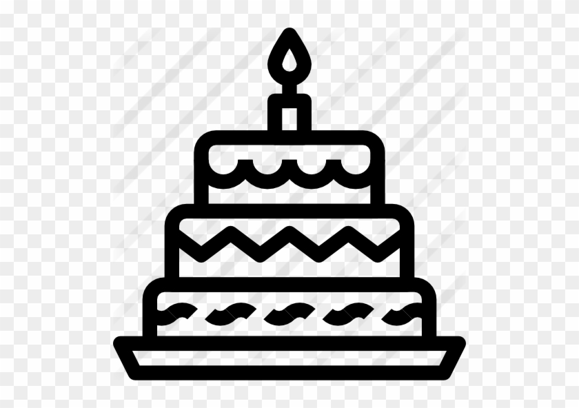 Torta De Cumpleaños Icono Gratis - Birthday Cake Purle Icon #1736776