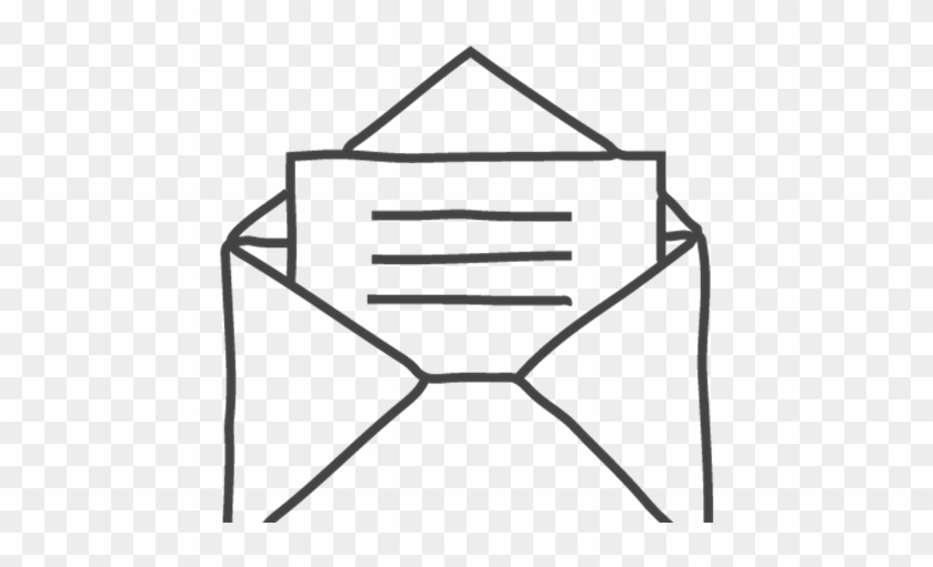 Meld Deg På Nyhetsbrevet - Open Envelope Icon #1736826