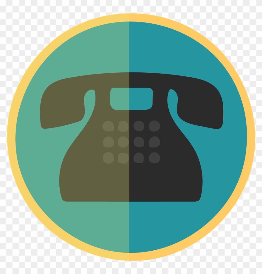Telephone Clipart Icon - Graphic Design #1736850