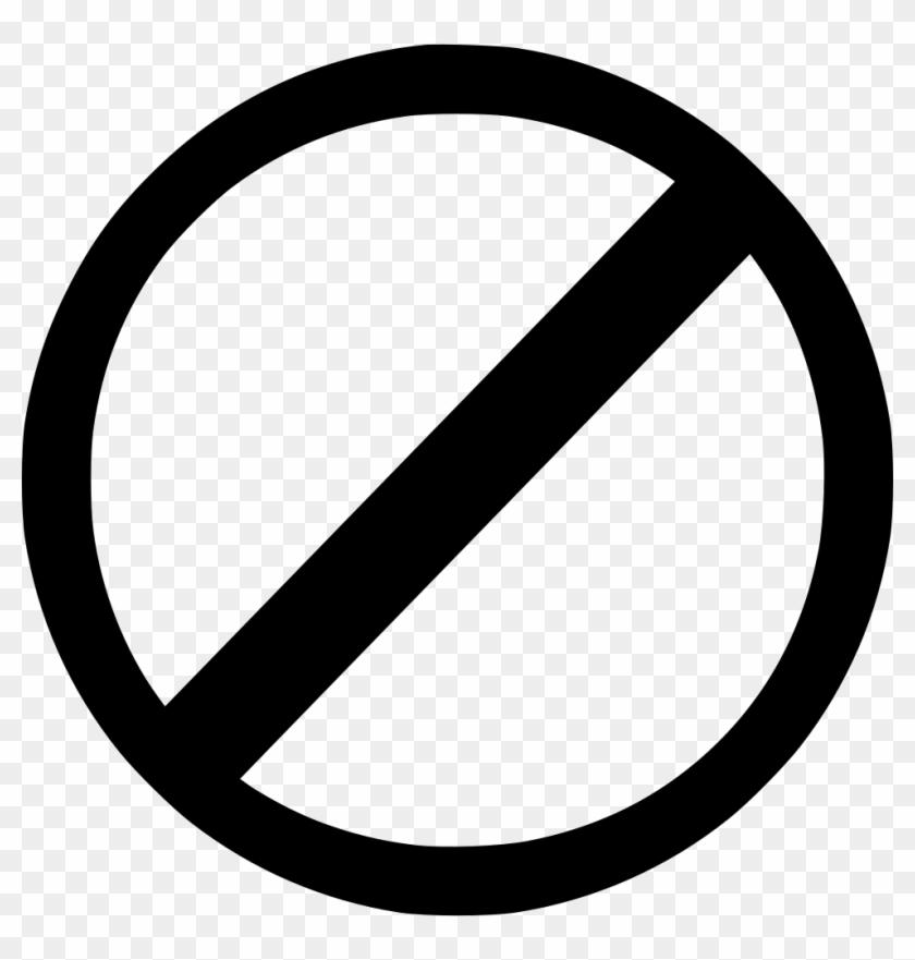 Not Allowed Png - Circle #1736892